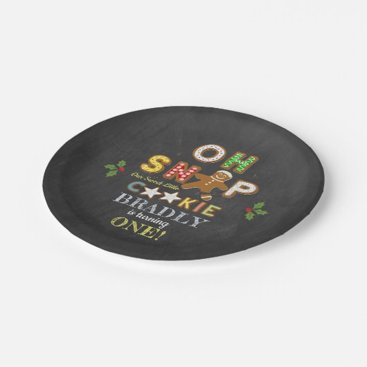 Oh Magnetisch! Gingerbrood Koekje Elke dag Papieren Bordje (Gekanteld)