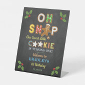 Oh Magnetisch! Gingerbrood Koekje Elke dag Reclamebord Met Voetstuk (Voorkant)