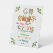 Oh Magnetisch! Gingerbrood Koekje Elke dag Reclamebord Met Voetstuk (Voorkant)