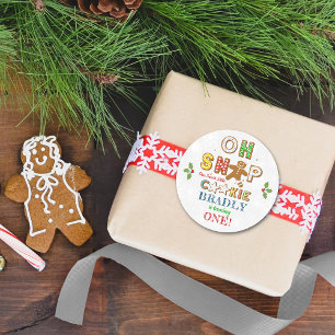 Oh Magnetisch! Gingerbrood Koekje Elke dag Ronde Sticker