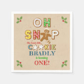 Oh Magnetisch! Gingerbrood Koekje Elke dag Servet (Voorkant)