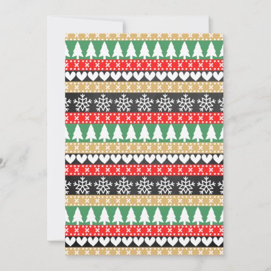 Oh Magnetisch! Gingerbrood Koekjesbeurs-feestdag Kaart (Achterkant)