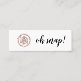 Oh Magnetisch! Glitter Photographer Mini Visitekaa Mini Visitekaartje