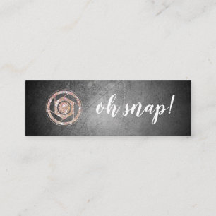 Oh Magnetisch! Glitter Photographer Mini Visitekaa Mini Visitekaartje