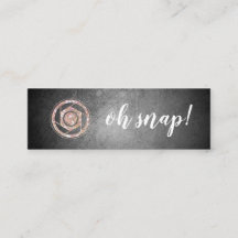 Oh Magnetisch! Glitter Photographer Mini Visitekaa