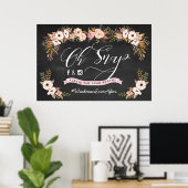 Oh Magnetisch! Hashtag Wedding Poster (Thuiskantoor)