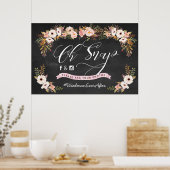 Oh Magnetisch! Hashtag Wedding Poster (Keuken)