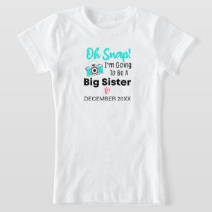 Oh Magnetisch! Ik word een grote zuster grote zust T-shirt