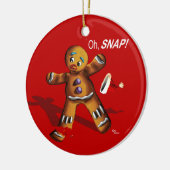 Oh Magnetisch! Kerstversiering (rood) Keramisch Ornament (Links)