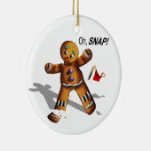 Oh Magnetisch! Kerstversiering (wit) Keramisch Ornament (Rechts)