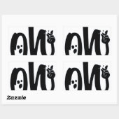 Oh Magnetisch! Rechthoekige Sticker (Vel)
