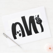 Oh Magnetisch! Rechthoekige Sticker (Envelop)