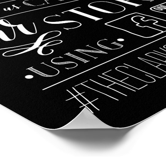 Oh Magnetisch! | Twitter-hashtag Poster (Hoek)