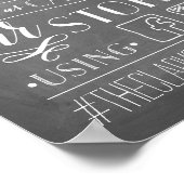 Oh Magnetisch! | Twitter-hashtag Poster (Hoek)