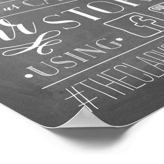 Oh Magnetisch! | Twitter-hashtag Poster (Hoek)