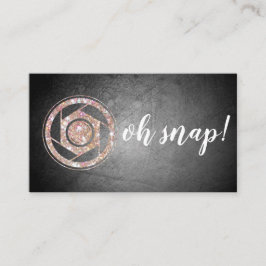 Oh Magnetisch! Visitekaartje Glitter Fotograaf