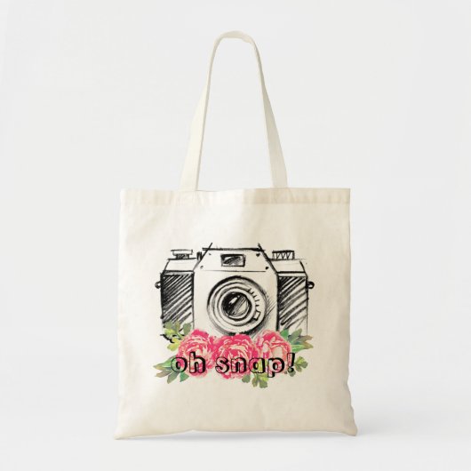 Oh Magnetisch! Waterverf Peonies Tote Bag (Voorkant)
