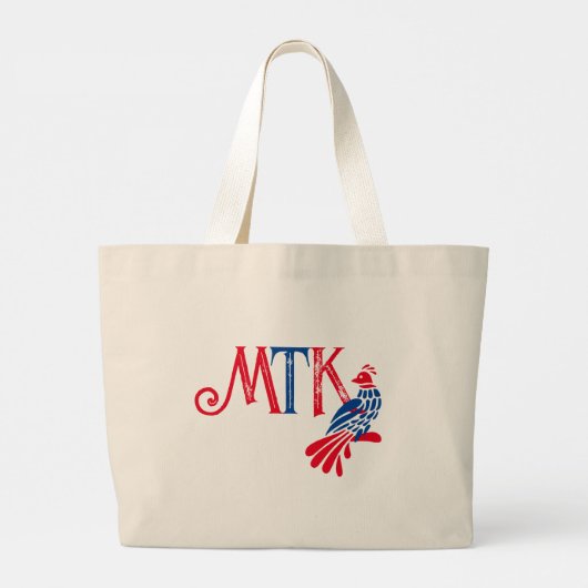 Oh Mah Jong! | Mah-Jongg Grote Tote Bag (Achterkant)