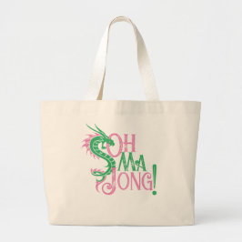 Oh Mah Jong! | Mah-Jongg Grote Tote Bag