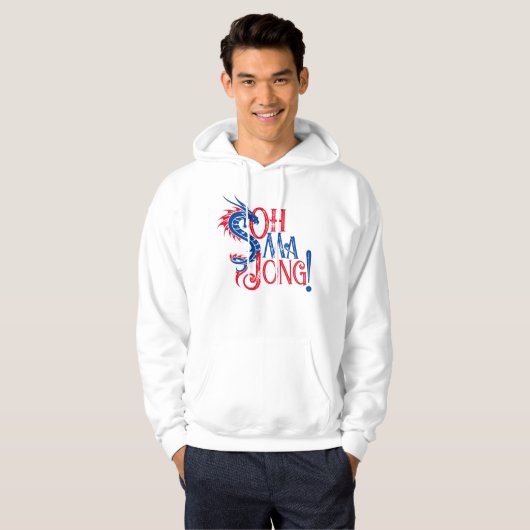 Oh Mah Jong! | Mah-Jongg Hoodie (Voorkant volledig)