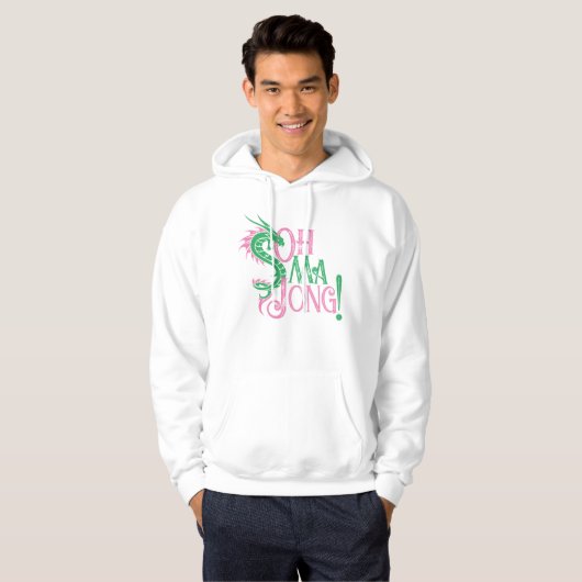 Oh Mah Jong! | Mah-Jongg Hoodie (Voorkant volledig)