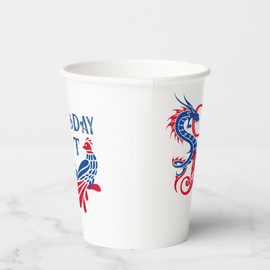 Oh Mah Jong! | Mah-Jongg Papieren Bekers (Rechts)