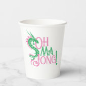 Oh Mah Jong! | Mah-Jongg Papieren Bekers (Voorkant)