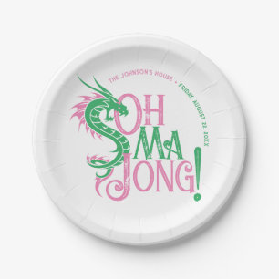 Oh Mah Jong!   Mah-Jongg Papieren Bordje