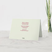 Oh-maskernachtkaart Kaart (Achterkant)