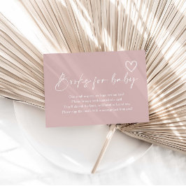 Oh meisje Baby shower boeken voor Baby Informatiekaartje