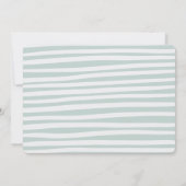 Oh meisje, baby shower feestuitnodiging kaart (Achterkant)