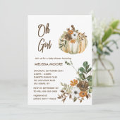 Oh Meisje Een kleine pompoen is op weg naar het ba Kaart (Staand voorkant)