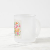 "OH MEISJE" MATGLAS KOFFIEMOK (Voorkant rechts)