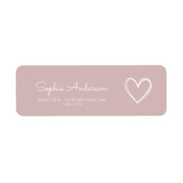 Oh meisje minimalistisch Baby shower Etiket