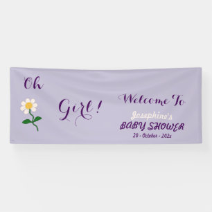 Oh Meisje! Schattig Madeliefje Baby Meisje Shower Spandoek