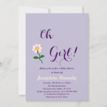 Oh Meisje! Schattige Daisy Baby Meisje Shower