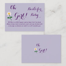 Oh Meisje! Schattige Daisy Baby Shower Boeken Voor