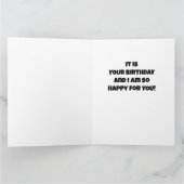 OH MIJN BIRTHDAY IS ZO MOOI VOOR JULLIE! KAART (Binnen)