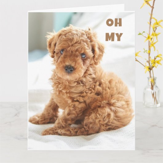 OH MIJN BIRTHDAY IS ZO MOOI VOOR JULLIE! KAART (Gele Bloem)