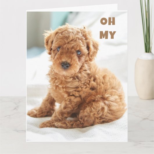 OH MIJN BIRTHDAY IS ZO MOOI VOOR JULLIE! KAART (Voorkant)