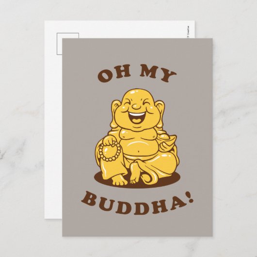 Oh Mijn Boeddha Briefkaart (Voorkant / Achterkant)