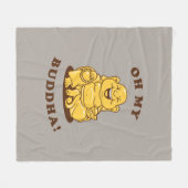 Oh Mijn Boeddha Fleece Deken (Voorkant (Horizontaal))