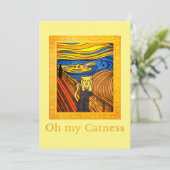 Oh mijn Catness - MunchCat Aankondiging (Staand voorkant)