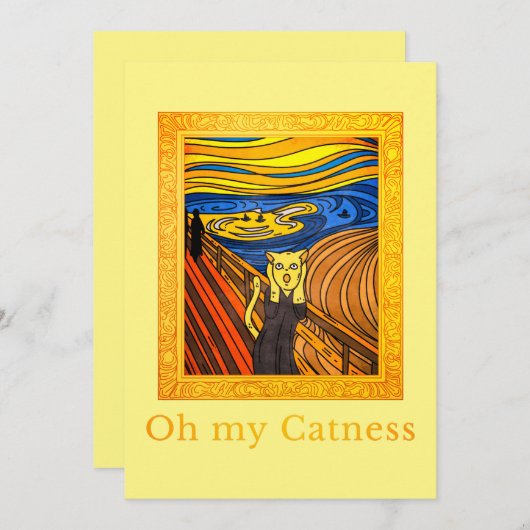 Oh mijn Catness - MunchCat Aankondiging (Voorkant / Achterkant)