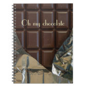 Oh mijn chocolade notitieboek (Voorkant)