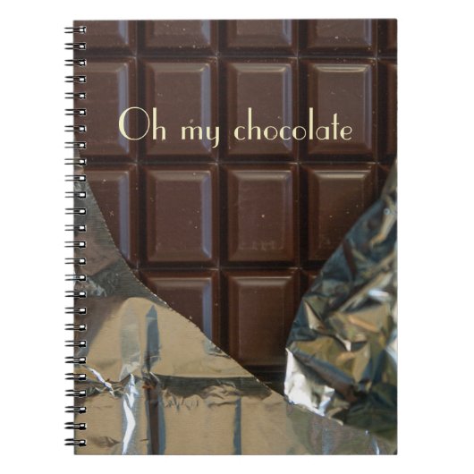 Oh mijn chocolade notitieboek (Voorkant)