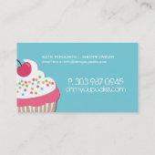 Oh mijn Cupcake Visitekaartje (Achterkant)