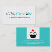 Oh mijn Cupcake Visitekaartje (Voorkant / Achterkant)