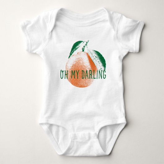 Oh mijn Darling Clementine Baby one-Piece Bodysuit (Voorkant)