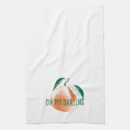 Oh mijn Darling Clementine Dishcloth Kitchen Towel Theedoek